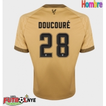 Camiseta Crystal Palace Cheick Doucoure #28 Visitante Equipación 2025-26 manga corta
